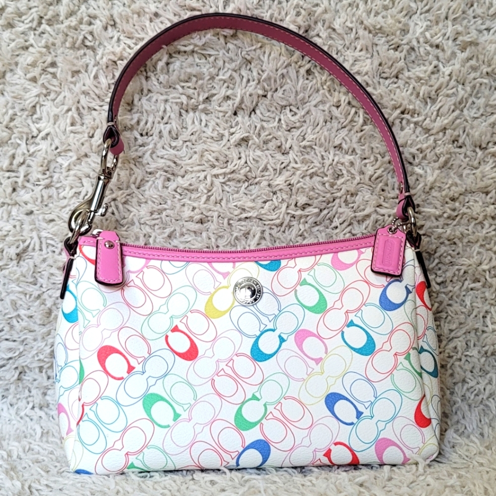 Coach Chelsea Multi Color Pink 2-Way Bag F43898